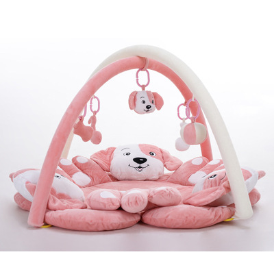 婴儿爬行垫健身架新生儿音乐游戏毯宝宝玩具0-1岁baby play mat|ru