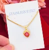 Red pendant, box