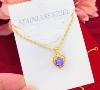 Purple pendant, box
