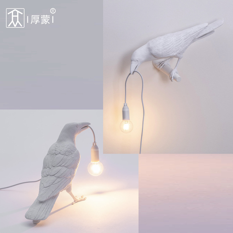 Bird Lamp Auspicious Bird Wall Lamp Post-Modern Creative Bedroom Nordic Design Simple European Designer Led Light Luxury Style Led Lamp Bird Lamp Auspicious Bird Wall Lamp Post-Modern Creative Bedroom Nordic Design Simple European Designer Led Light Luxury Style Led Lamp