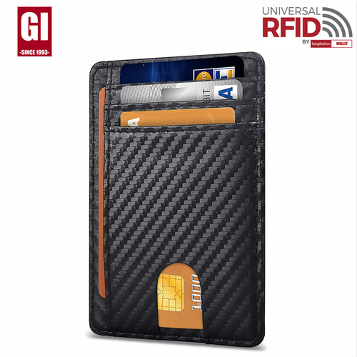 Men's RFID anti-theft card holder, Western-style card case with AirTag hole