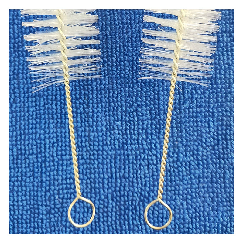 Big hygienic brush, nylon handle stainless steel, wholesale, stainless steel AISI 304
