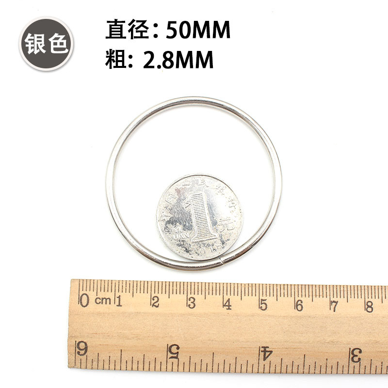 Accesorios de ropa hechos a mano DIY Dream Catcher material galvanoplastia plata oro hierro anillo círculo en stock