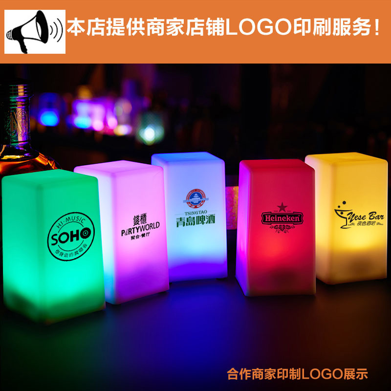 Bar lámpara LED recargable bar lámpara de mesa lámpara de la noche luz restaurante claro bar lámpara de servicio de bar lámpara de mesa