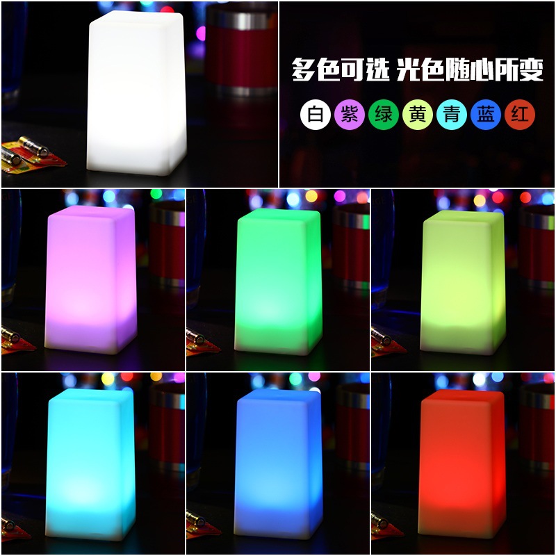 Bar lámpara LED recargable bar lámpara de mesa lámpara de la noche luz restaurante claro bar lámpara de servicio de bar lámpara de mesa