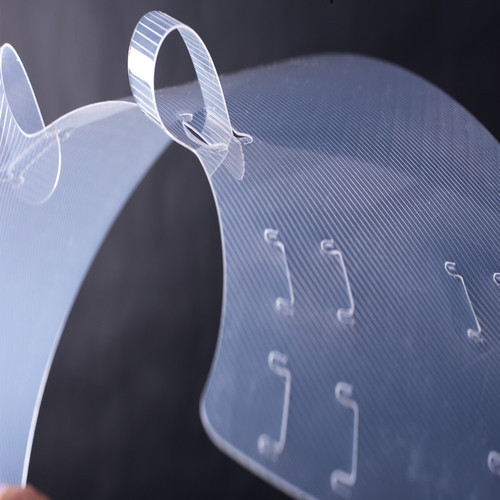 Pet Elizabethan transparent dog collar can be equipped with a traction rope, anti-biting and anti-licking protective headgear, cat and dog collar
