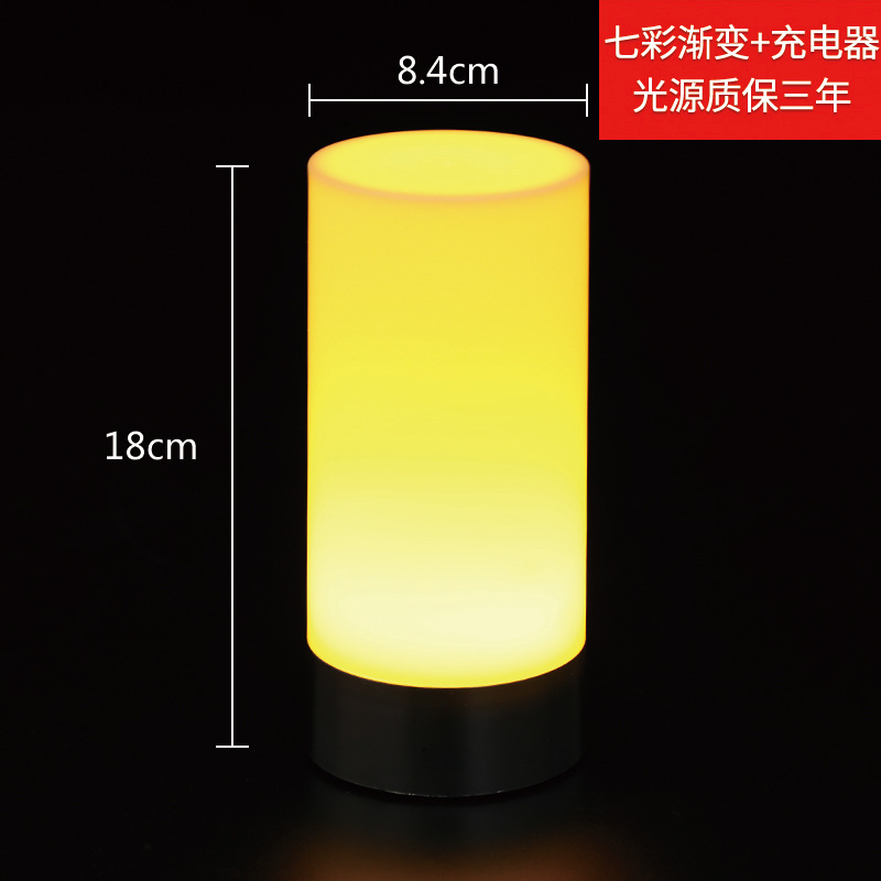 Bar lámpara de mesa LED recargable lámpara de barra resistente a la caída claro bar KTV restaurante lámpara de mesa decorativa vela creativa lámpara de mesa bar
