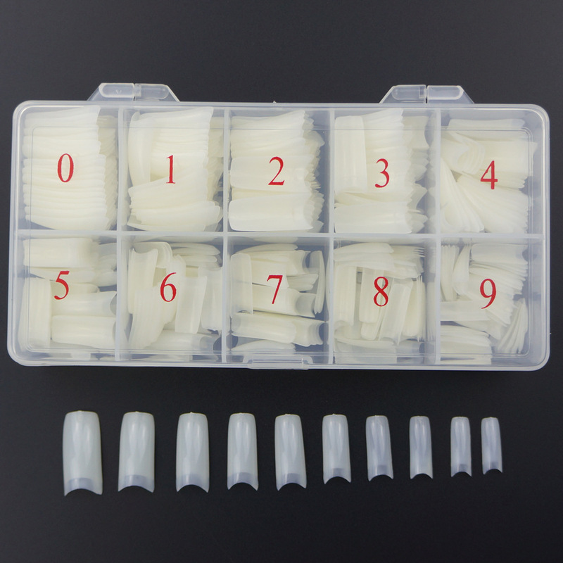 Nail Art 500 Pieces Boxed Nail Pieces Natural White Full Sticker Half Sticker Nail Pieces Fake Nail Pieces Transparent French Style Nail Art 500 Pieces Boxed Nail Pieces Natural White Full Sticker Half Sticker Nail Pieces Fake Nail Pieces Transparent French Style