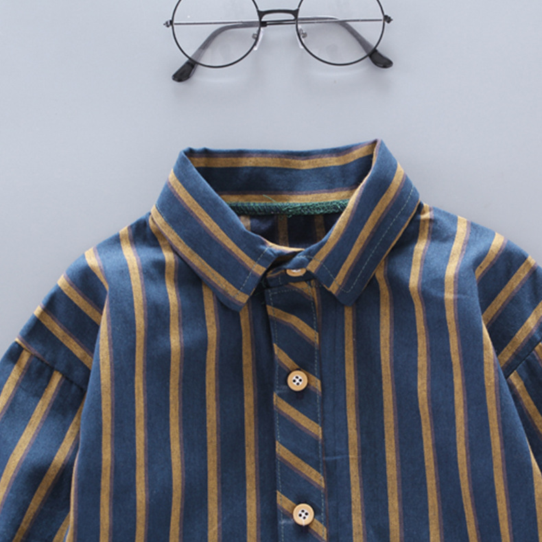 Camisa a cuadros de manga larga para niños de primavera y otoño ropa de otoño camisa para niños bebé para niños abrigo de bebé de 1 año y 3 años