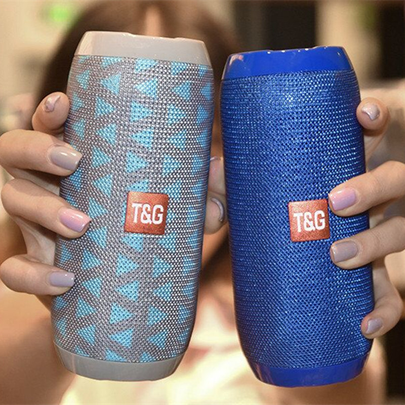Cross-border TG117 fabric Bluetooth speaker portable outdoor card subwoofer small stereo home wireless speaker