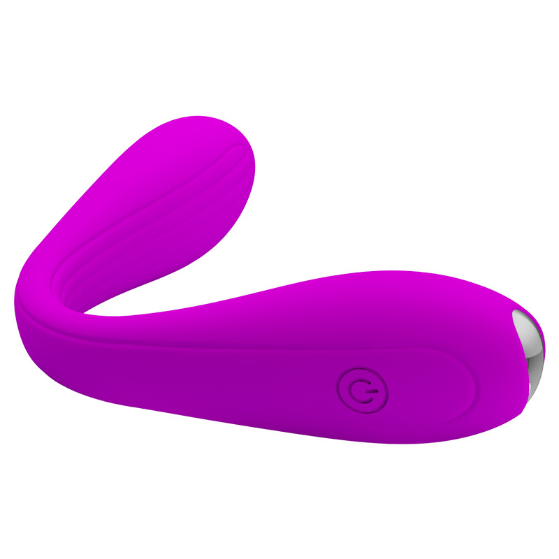 Baile Patila Dual-Head Vibrator Waterproof 12 Frequency Vibration Silicone Deformable USB Rechargeable 14710_voghion.com