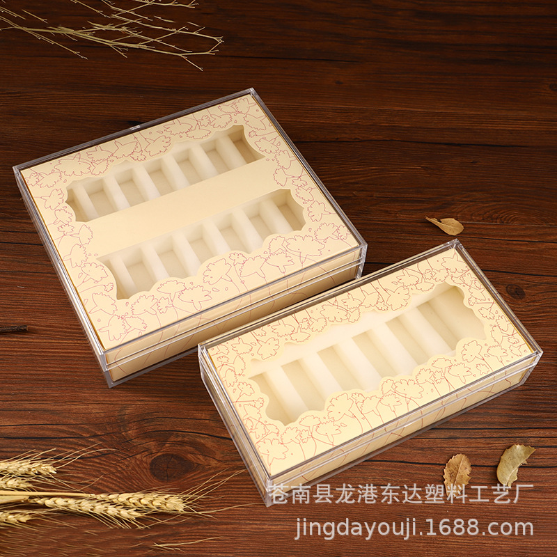 厂家批发100克燕窝包装展示盒透明亚克力礼盒50g燕盏塑料盒礼品盒