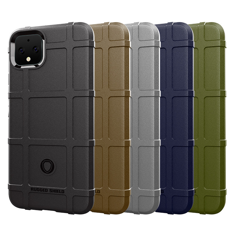 Application Shield Pixel4XL Phone Case for Google 4XL Protective Case Thickened Frosted Google Drop-Resistant Soft Case