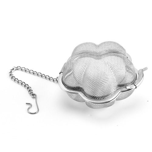 304 stainless steel plum blossom tea ball tea brewer tea leak filter tea brine filter seasoning ball manufacturer wholesale