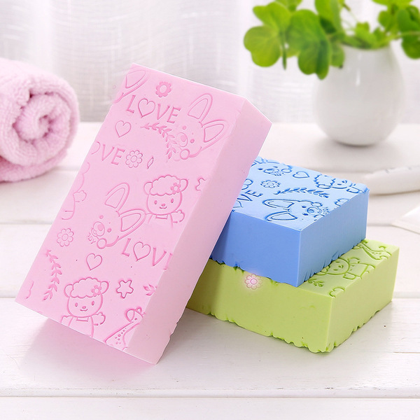 Cartoon bath sponge for bathing