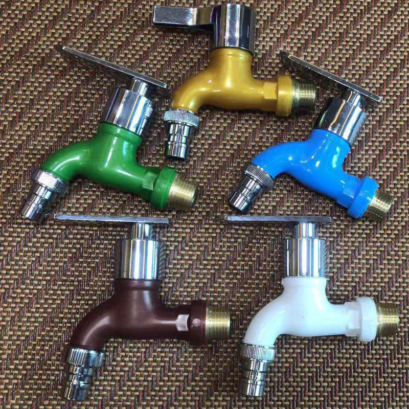 Manufacturers Supply New PPR Faucet Plastic Colorful Faucet Washing Machine Mop Pool Quick-open Faucet
