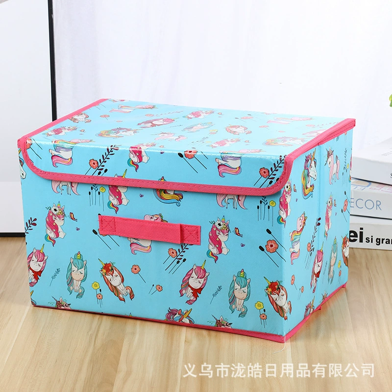 Foldable storage box non-woven cloth, storage system, toy, wholesale