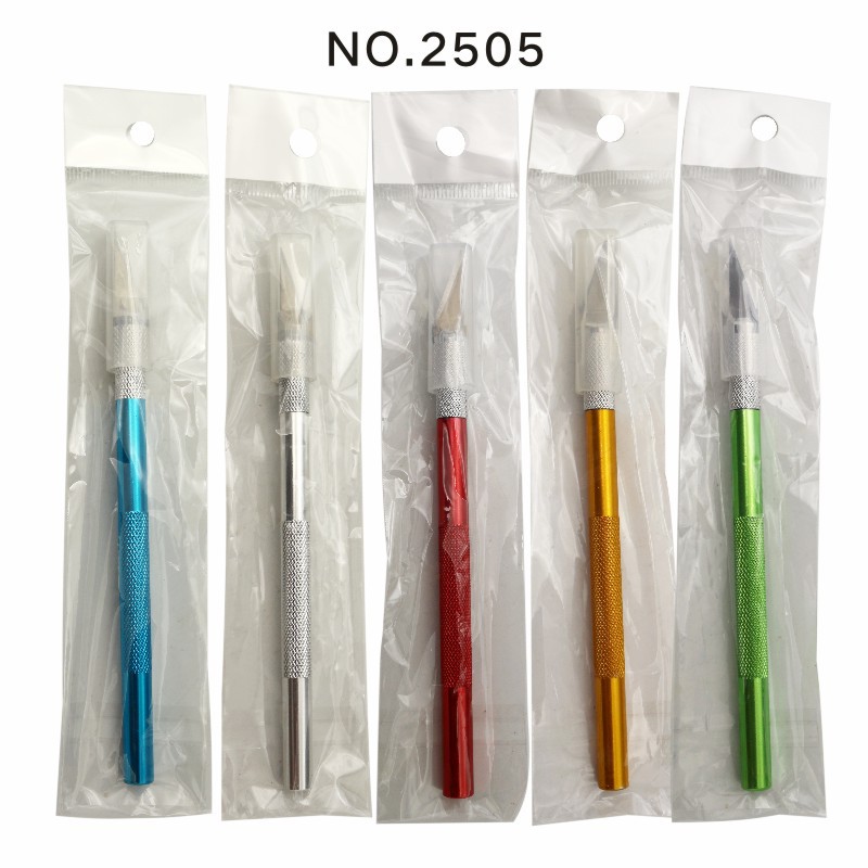 【中性】刻刀手机贴膜刻刀 模型制作工具雕刻刀 铝杆美工刀剪纸刀