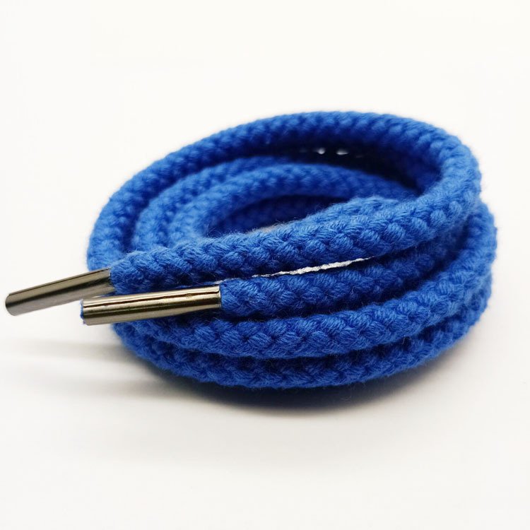 厂家直销八股棉绳金属头抽绳卫衣抽绳运动裤抽绳可以定颜色