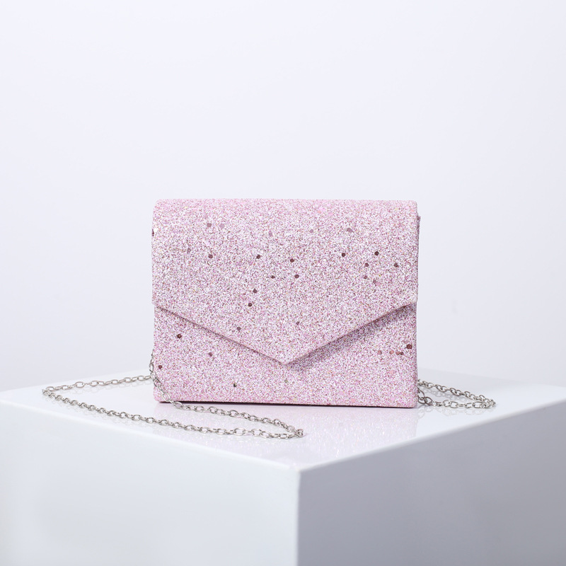 2023 nuevo bolso de noche brillante europeo y americano bolso de noche reunión anual vestido de mujer con bolso crossbody transfronterizo