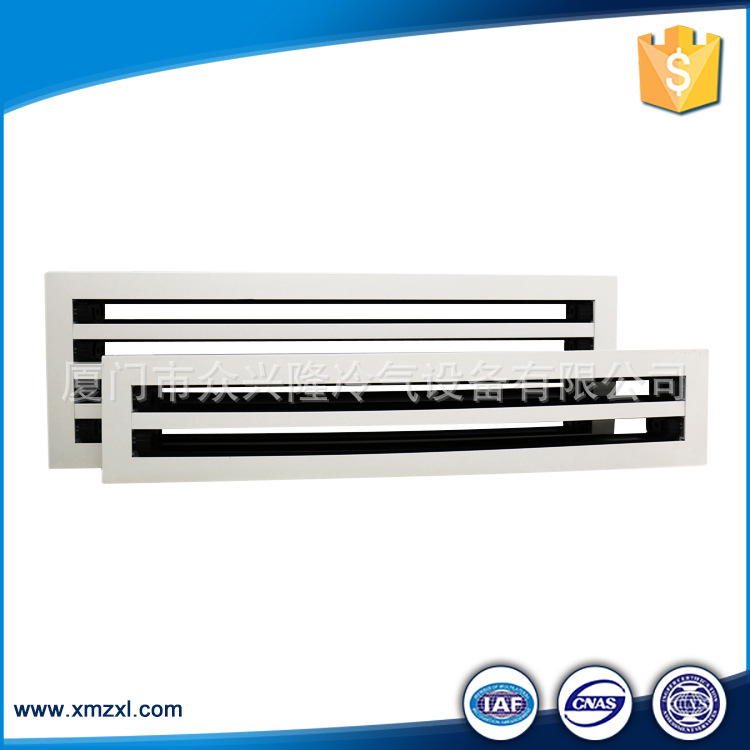 铝合金条缝散流器天花送风中央空调厂家直供