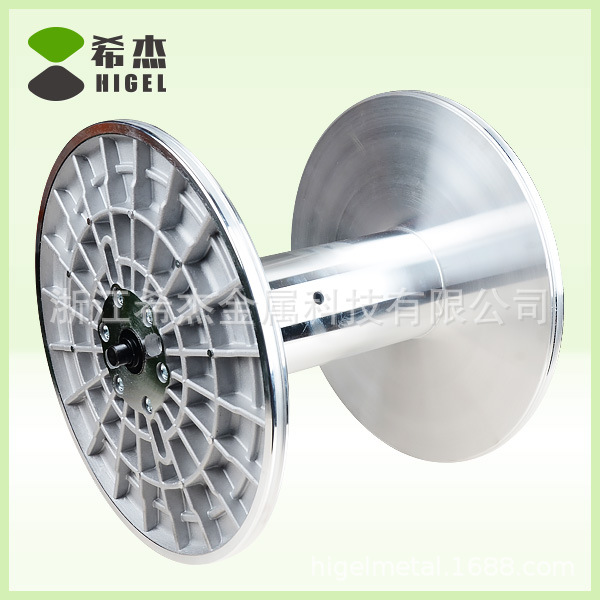 希杰铝盘头，355*272凸轴，织带机钩编机专用，加厚加重不爆盘