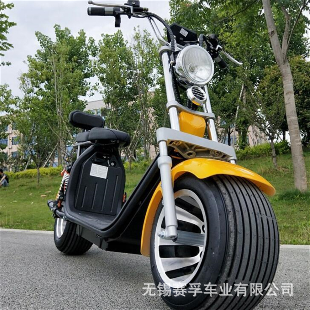 新款S11哈雷车电动车 两轮电动滑板车 双杆前叉前后减震