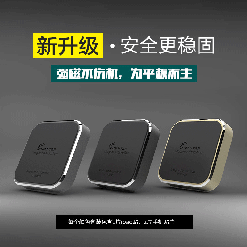 Sumitap Flat Wall Stand Lazy Bedside Adhesive Mobile Phone Base for ipad Pro Wholesale