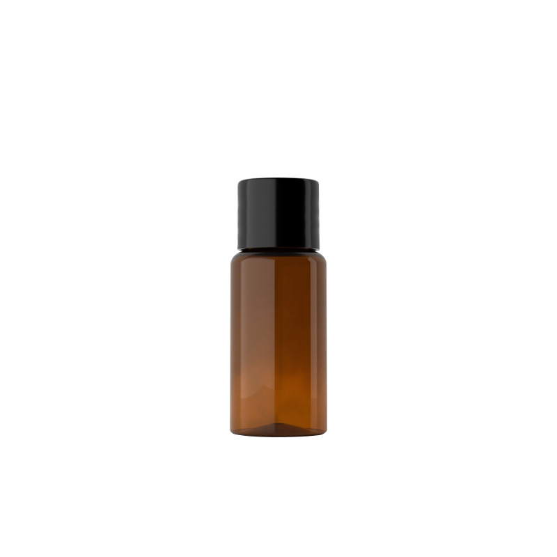 15ml botella de cubierta de hombro redondo botella de plástico vacía botella de cubierta de coque botella de plástico para mascotas sub-botella