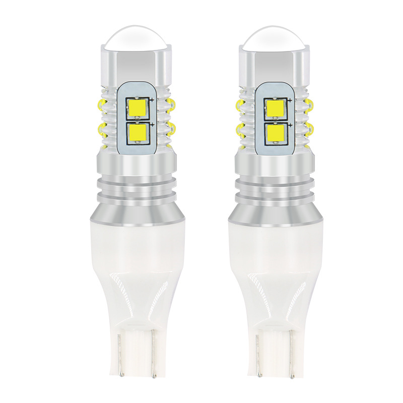 Amazon nuevo LED Luz de marcha atrás T15 cree universal w16w coche trasero cola bombilla 10smd