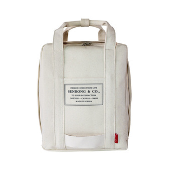 出口日本帆布工装儿童後背包经典手提双肩包重磅儿童书包定制logo