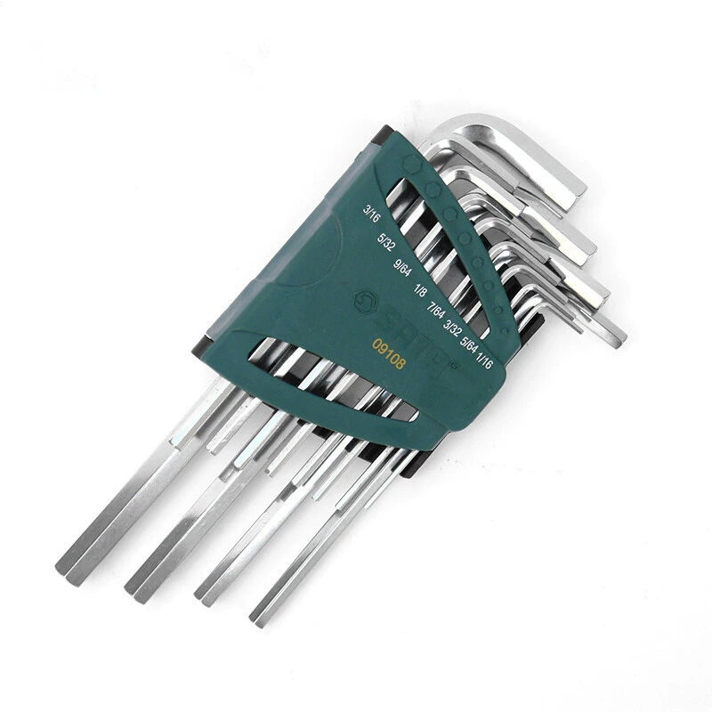 Shida Tools L-образная удлиненная шаровая Головка, дюймовый шестигранный ключ, костюм, шестигранная отвертка 09106 09104