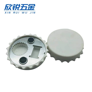 广告促销礼品开瓶器冰箱贴圆形58MM圆形冰箱贴开盖器酒瓶创意家用