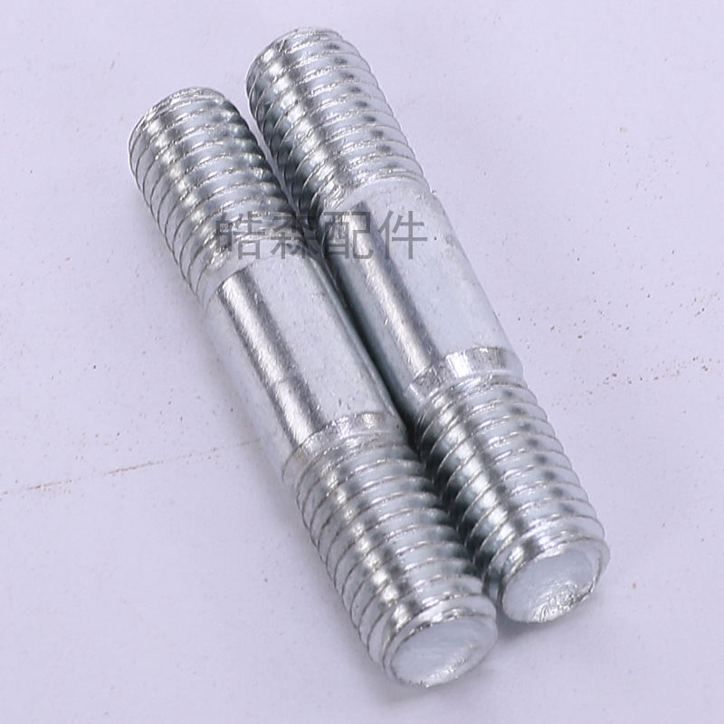 52/58油锯导板螺丝螺帽螺母配件 伐木锯双头丝杆固定导板螺丝