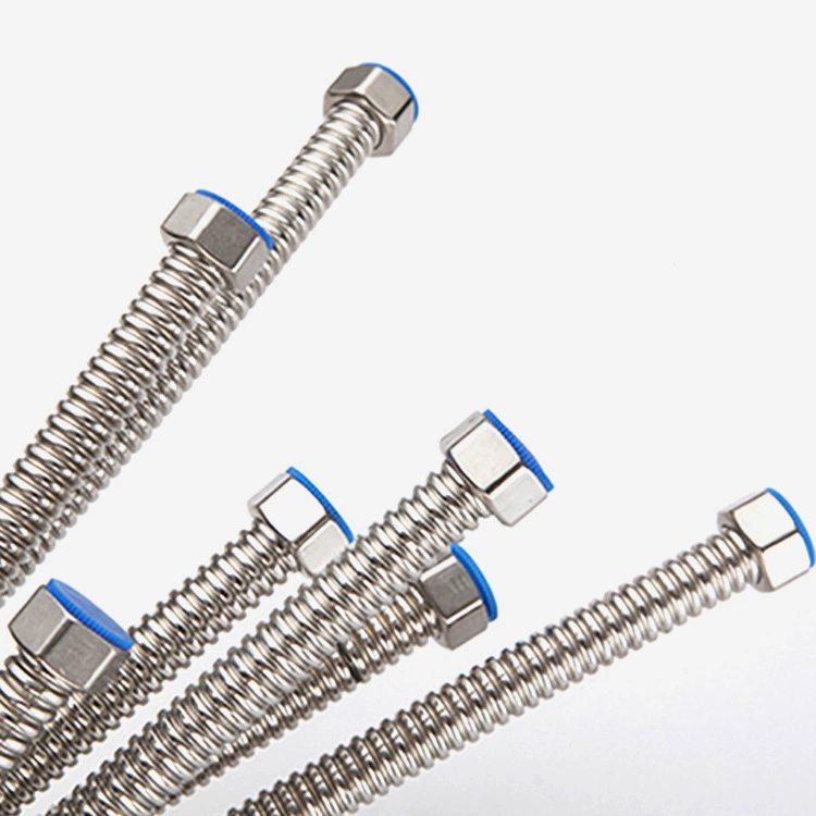 304 stainless steel wave pattern water heater hot and cold water pipe solar metal explosion -proof hose manufacturer direct supply