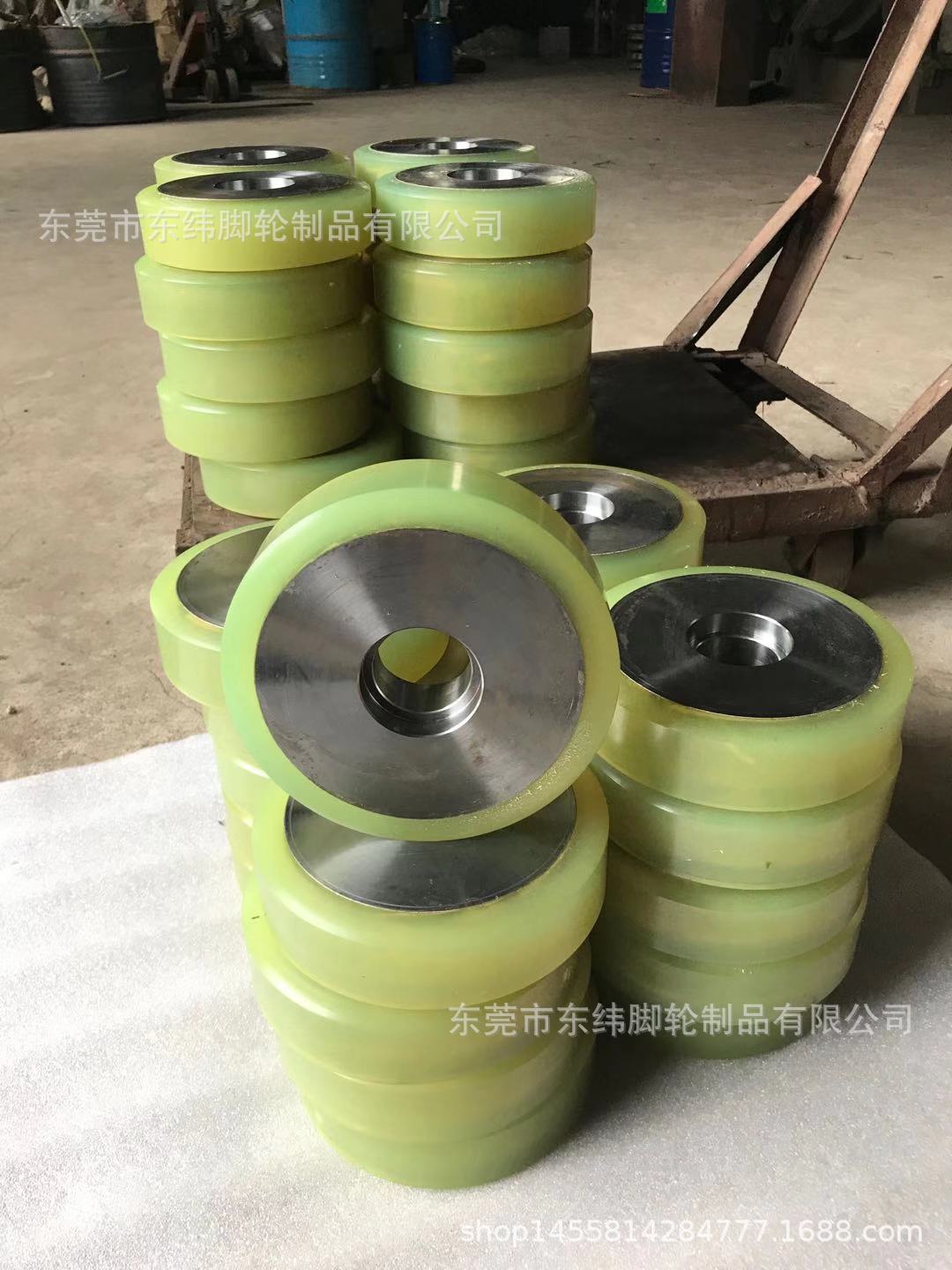 厂家生产pu胶轮 天车轮聚氨酯包胶轮 电镀厂专用行车轮保证不脱胶