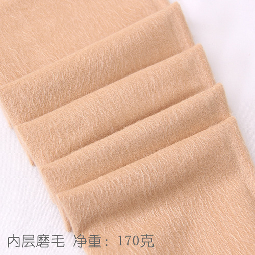 Far East autumn and winter plus size rich sister leggings brushed warm all-in-one pantyhose super elastic watermelon crotch plus velvet pants 8502