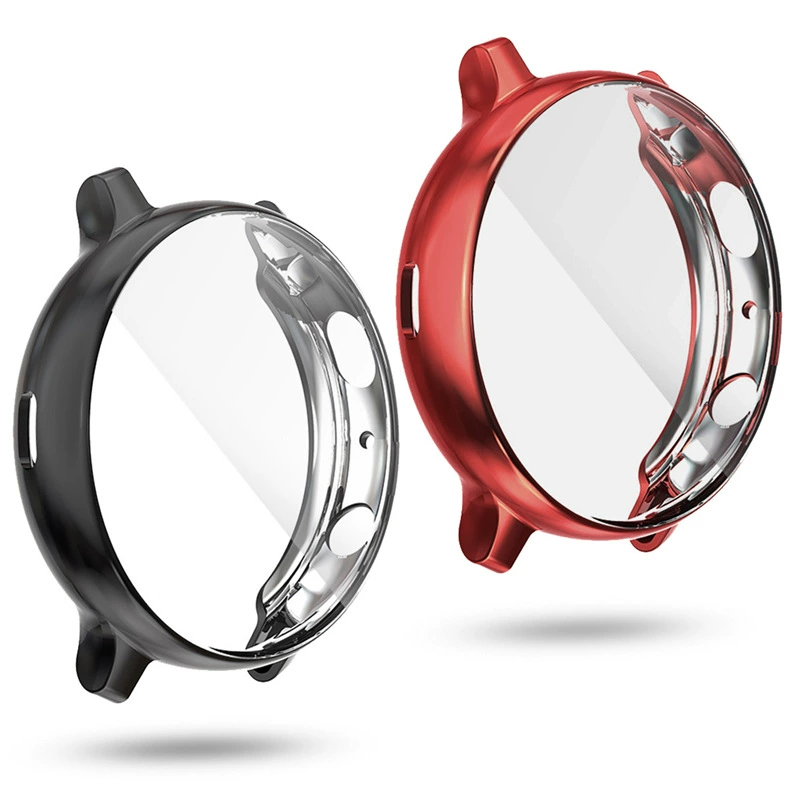 Совместимо с Samsung Galaxywatch Active2, полноформатный TPU защитный чехол с электролитовым гальваническим покрытием R830/R820