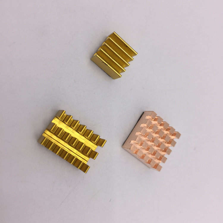 树莓派2代3代4代Raspberry Pi 2B 3B 3B+ 4b散热片带背胶散热器