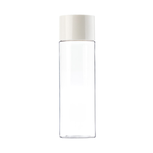 Transparent screw-cap refillable bottle toner essence trial size empty bottle makeup remover oil travel skincare cosmetic refillable bottle