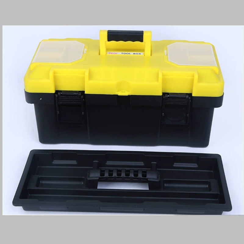 Источник Заводские товары Портативный пластиковый ящик для инструментов высокой твердости Ящик для инструментов для инженерного обслуживания Ящик для инструментов