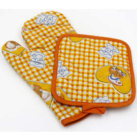 微波炉棉手套 正品单只 隔热手套 手套烤箱手套厂家批发