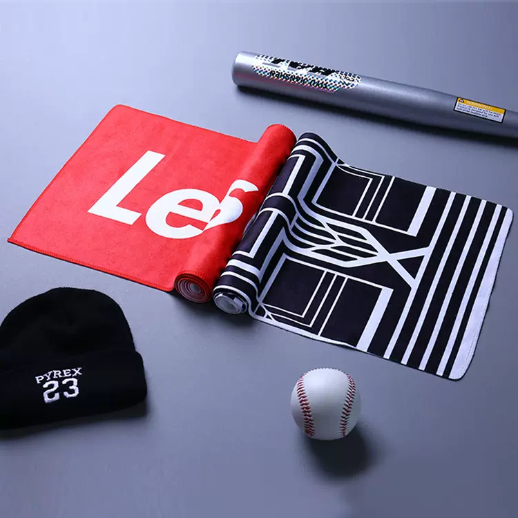 马拉松运动毛巾定制图案健身篮球应援速干運動浴巾定做广告LOGO