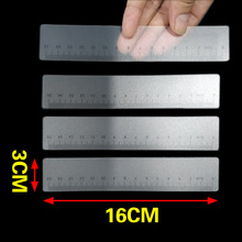 透明尺子 学生尺文具尺套装广告尺三角尺PVC直尺书签尺 塑料尺子