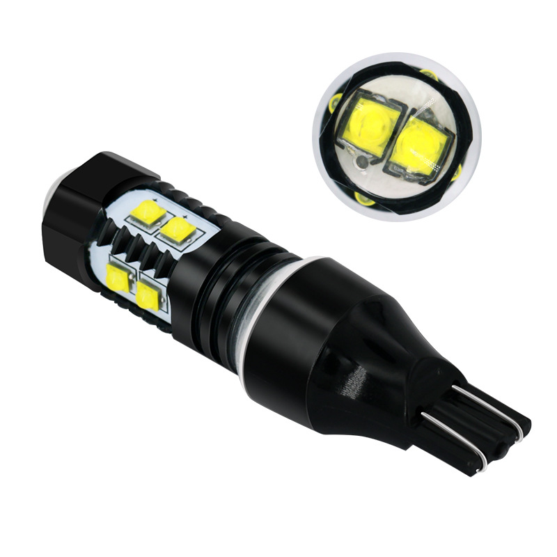 Amazon nuevo T15 coche de luz de marcha atrás LED ancho de luz 10smd cree resalte lente trasera