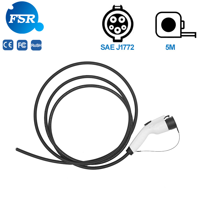 Protessional factory FSR EV charger plug 32A Type1 SAE J1772