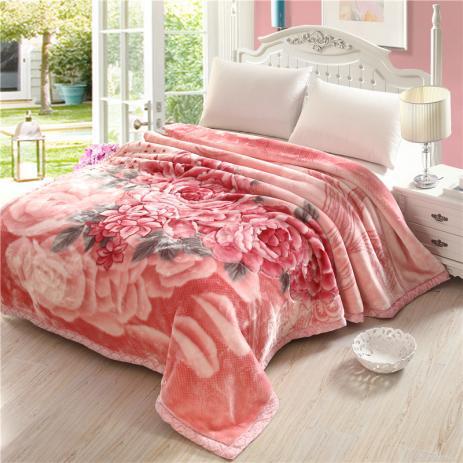 Fábrica al por mayor manta Raschel edredón engrosada de doble capa invierno nudo boda manta Individual Doble estudiante manta de terciopelo