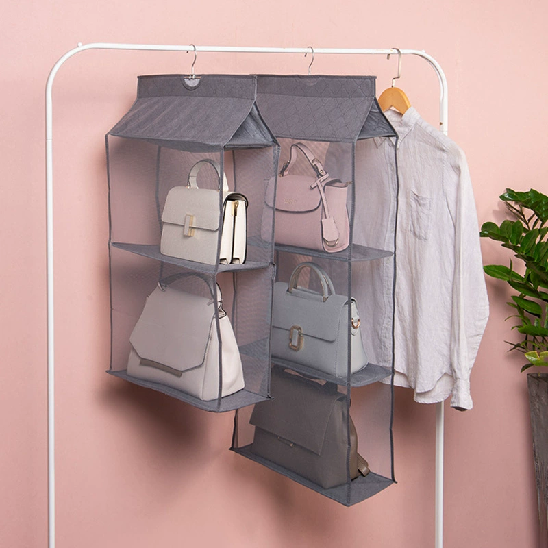 Storage system, dustproof protective bag, storage bag for home use, hanging organiser