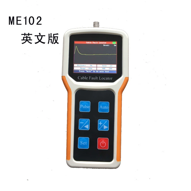 Тестер повреждений кабеля ME108 (TDR) с измерением длины, поиск обрывов, короткого замыкания, перекрёстных линий, оптический кабель, от производителя