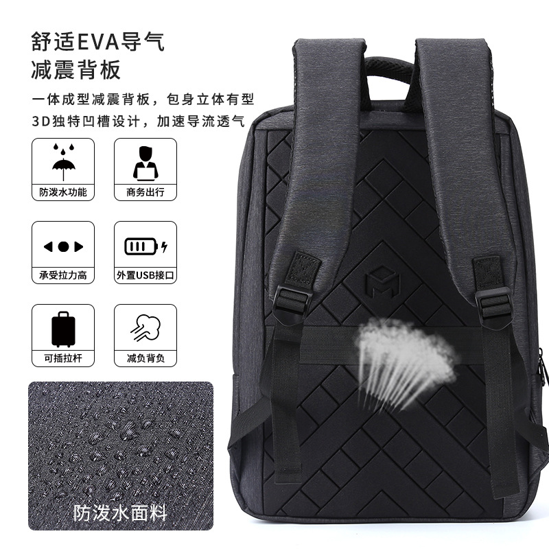 컴퓨터 배낭 남성 패션 비즈니스 배낭 유행 학생 학교 가방 여성 대학생 대용량 여행 배낭